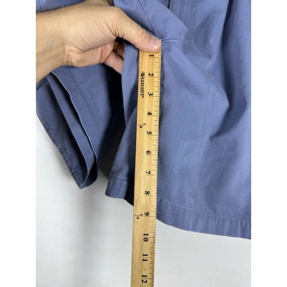 Vintage Polo Ralph Lauren Tyler Shorts Mens 38 (36?) Blue Pleated Classic Chino
